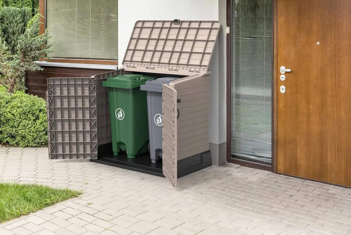 Cedargrain StoreAway 850L Plastic Garden Storage - Image 4