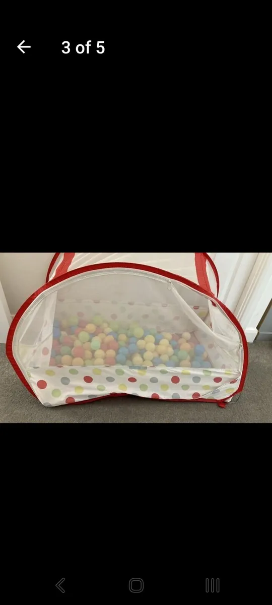 Baby pop up travel cot - Image 3