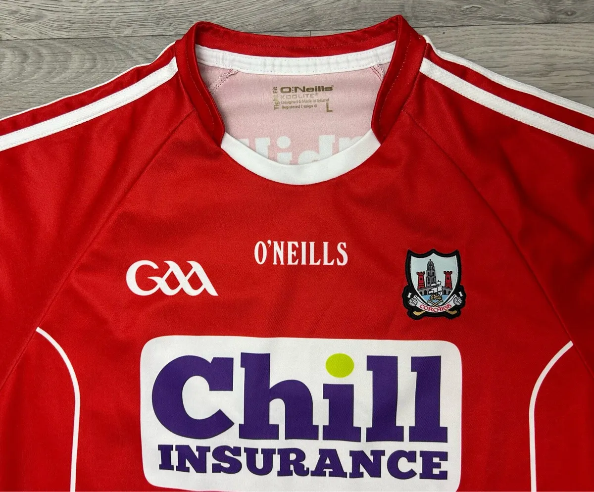Oneills Cork Gaa Jersey Shirt Mens Large - Image 3
