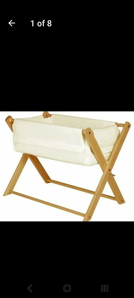 Baby moses basket crib - Image 1