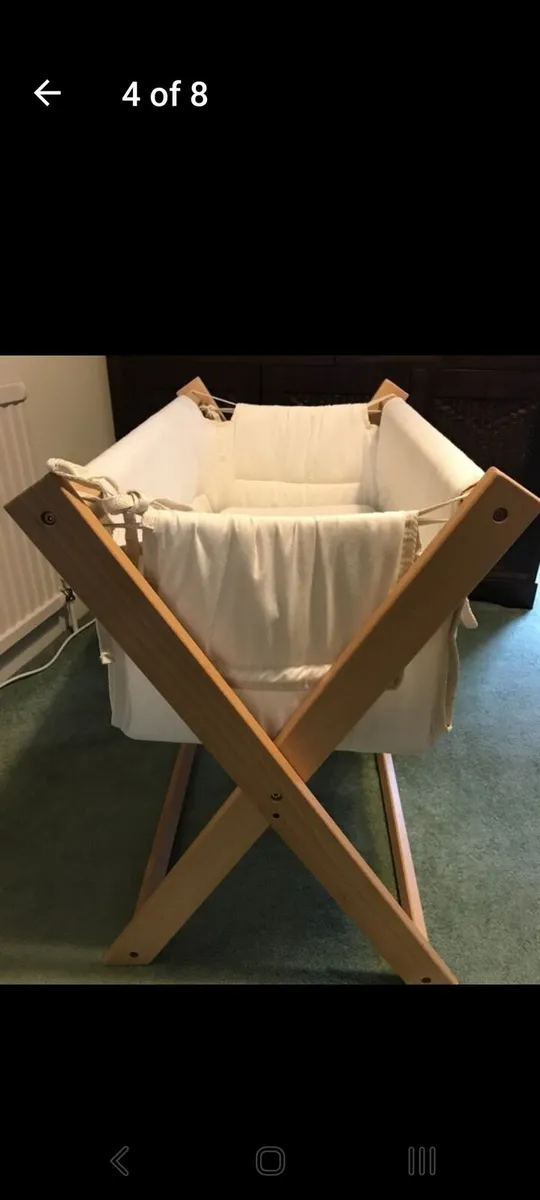Baby moses basket crib - Image 2