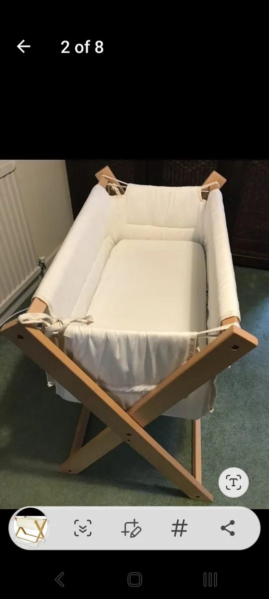 Baby moses basket crib - Image 4