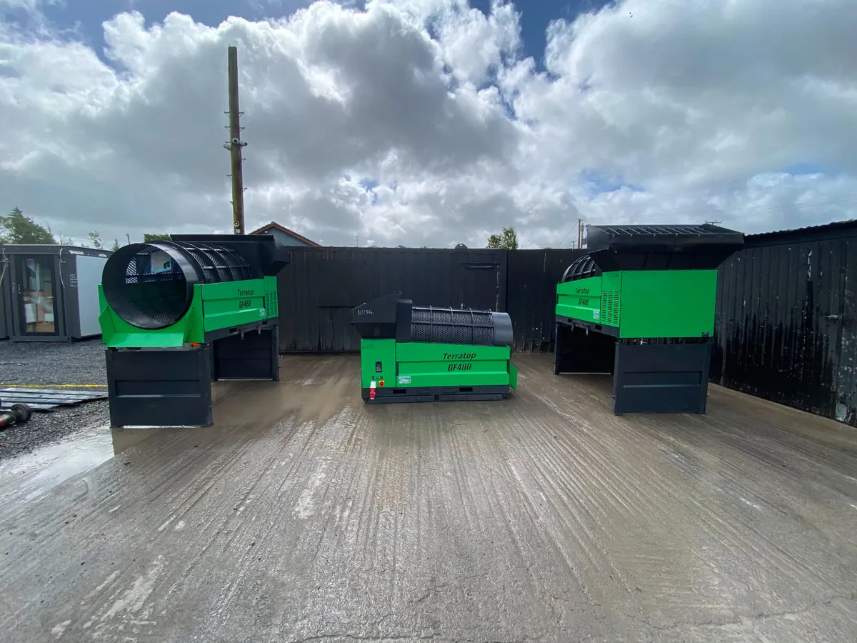 Terratop GF480 Rotary Drum Soil Screener - Image 1