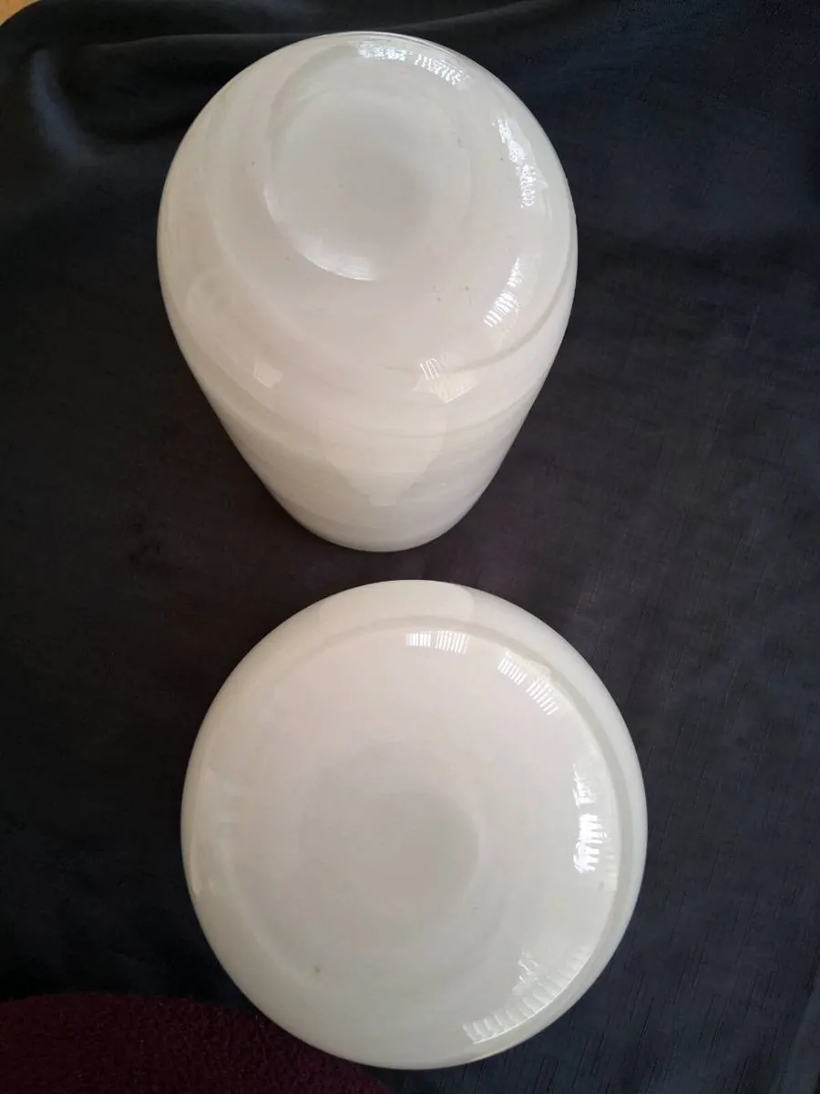 2 Large Glass Blown Vase's - Image 3
