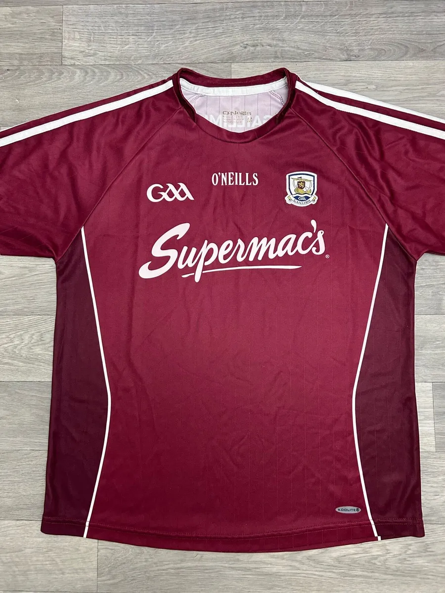 Oneills Galway Gaa Jersey Shirt Mens Medium - Image 2