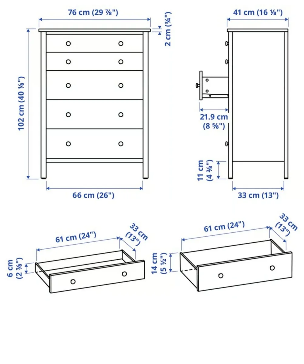 Ikea chest of drawers KILBERGET - Image 2