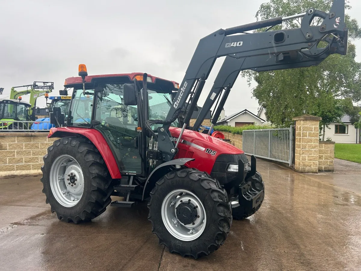 Case jxu 105 and loader - Image 1