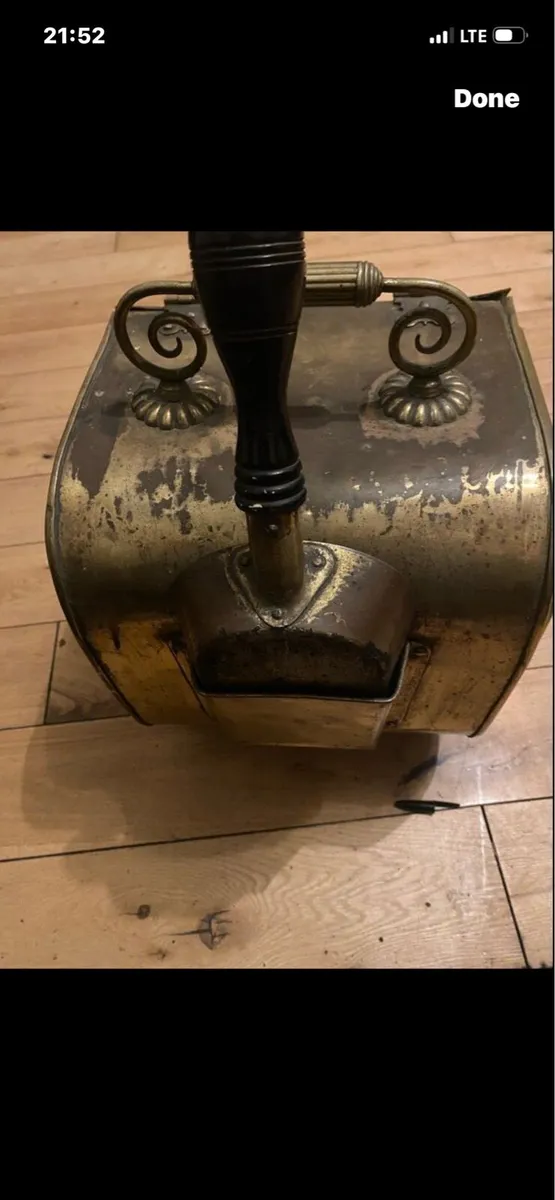 Antique coal scuttle - Image 4