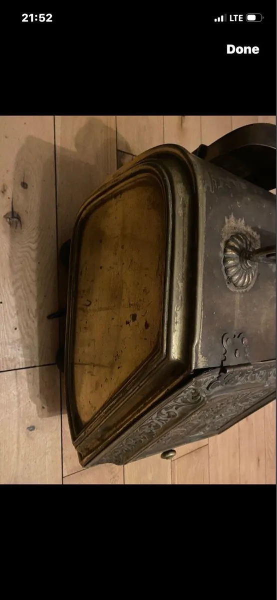 Antique coal scuttle - Image 3