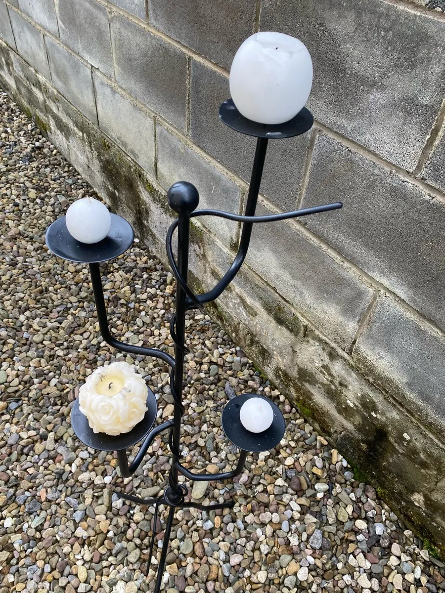 Gorgeous Cast iron Candle Holder - Image 4