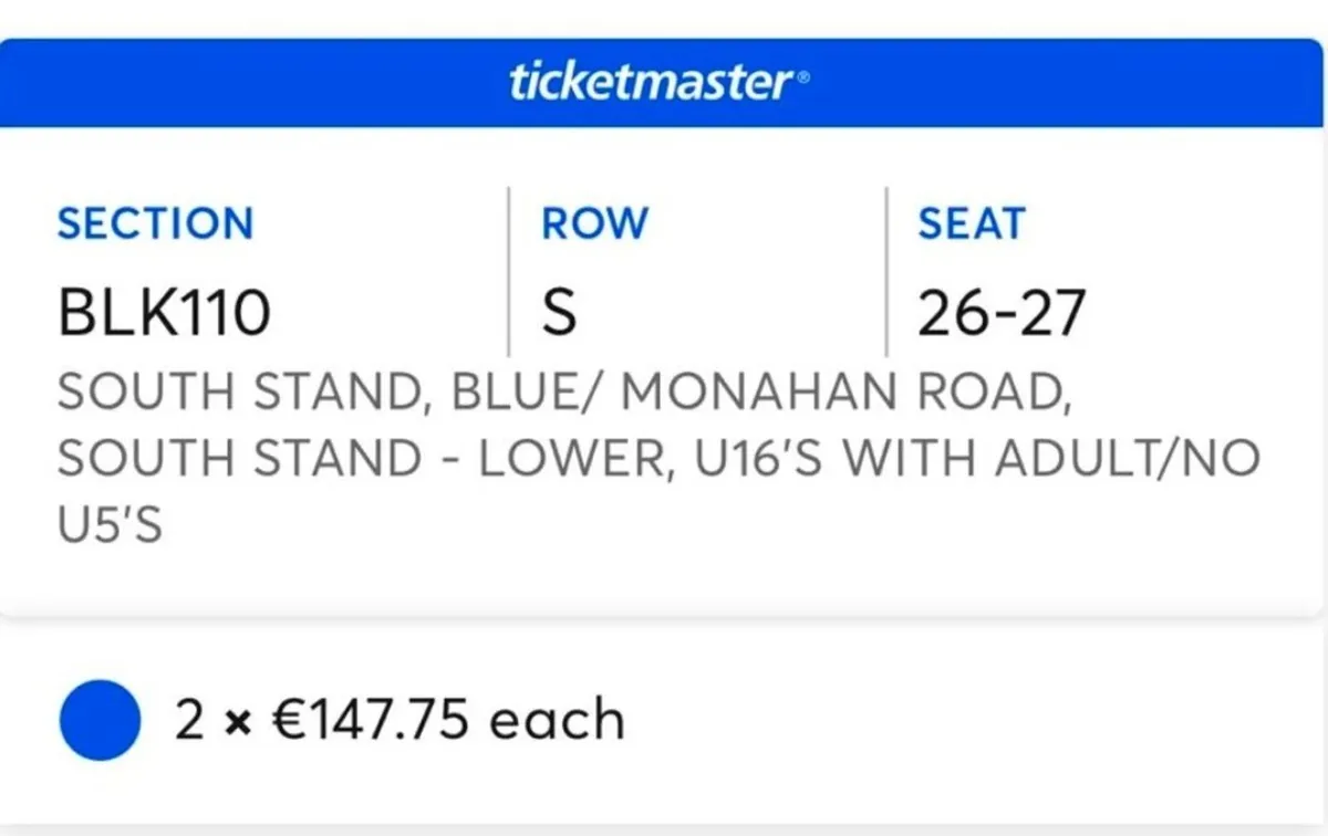 Zach Bryan 2 stand tickets Sunday