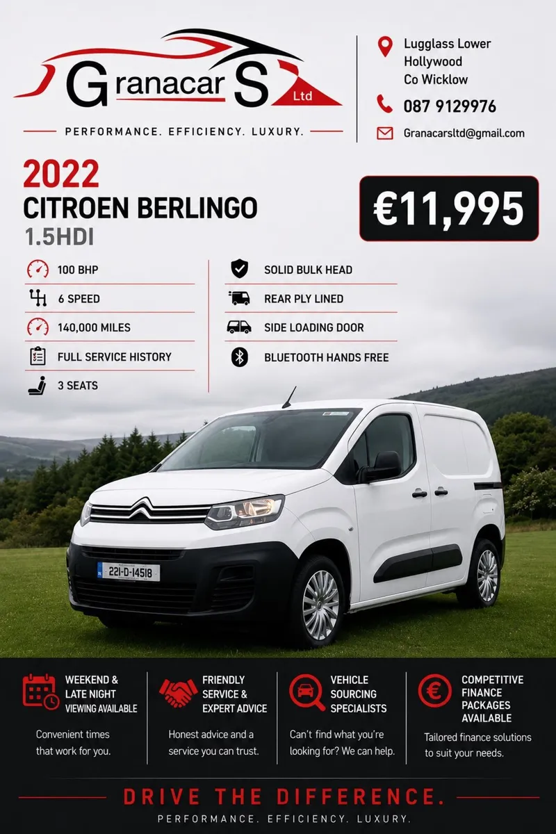 2022 Citroen Berlingo 100Bhp 6 Speed - Image 1