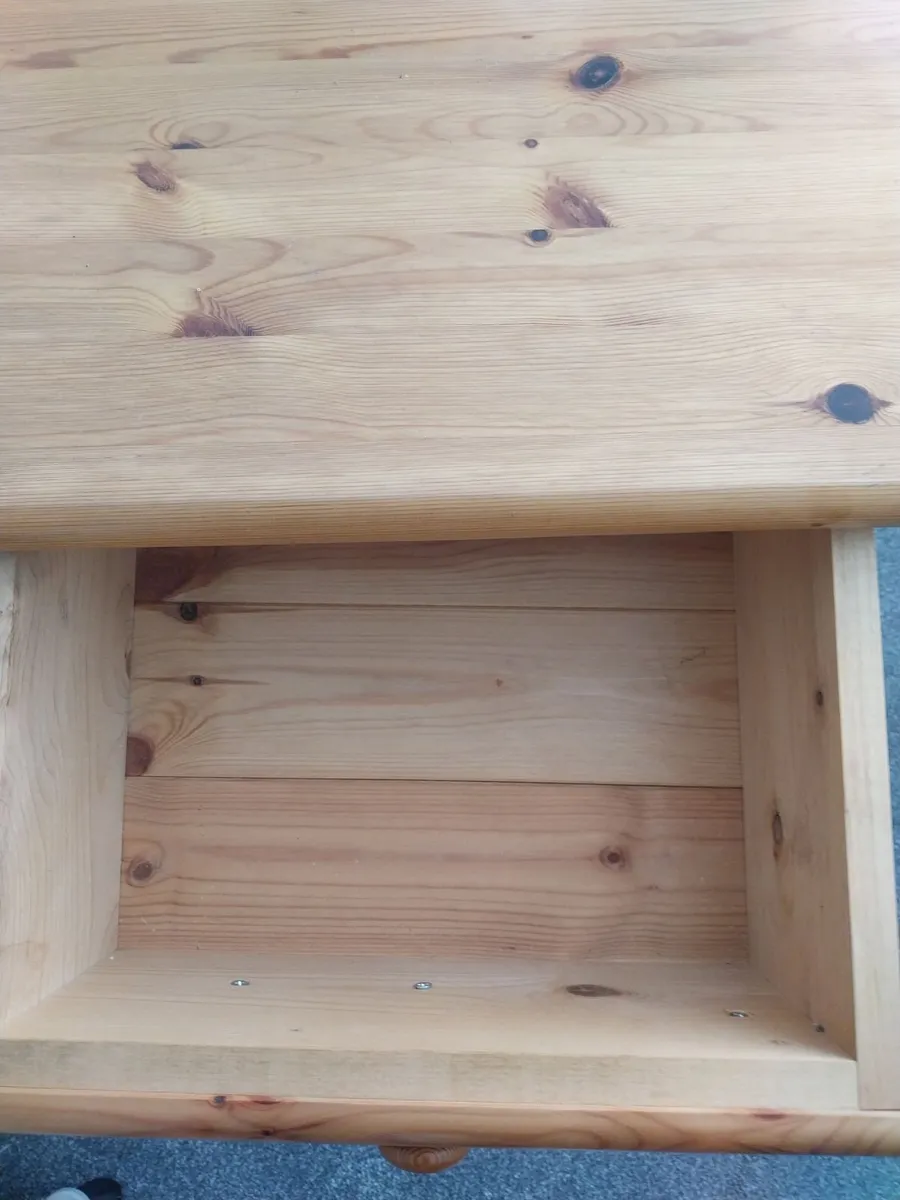 Solid Pine Bedside Locker - Image 2