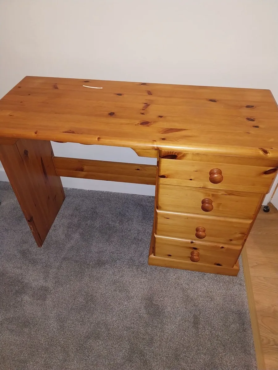 Solid Pine Sideboard/Desk - Image 2