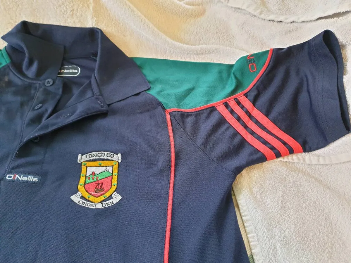 Mayo Gaelic Football Polo Shirt 2010 to 2011 Shirt - Image 2