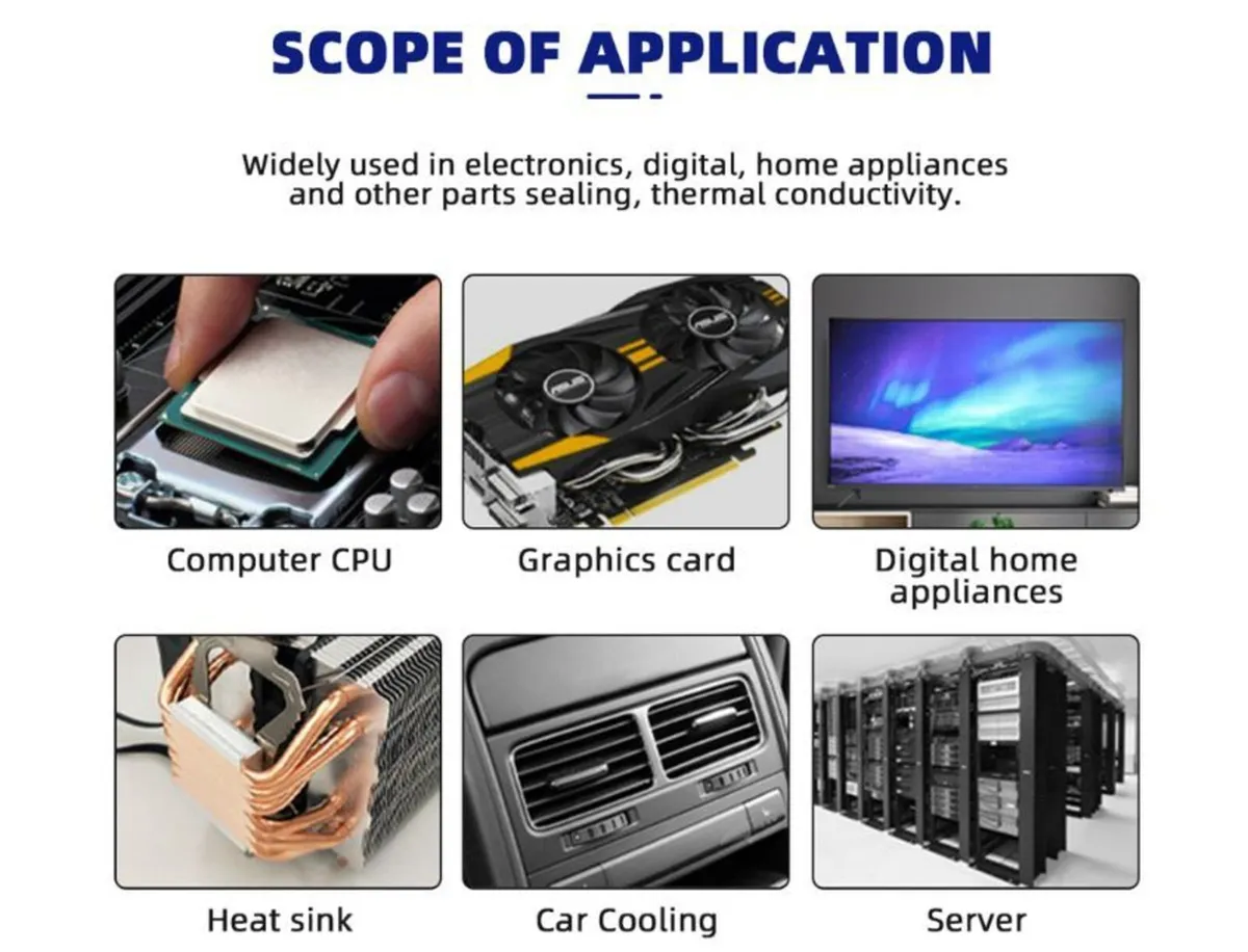 HY510 Thermal Paste 5x 3g CPU GPU Cooling Compound - Image 4