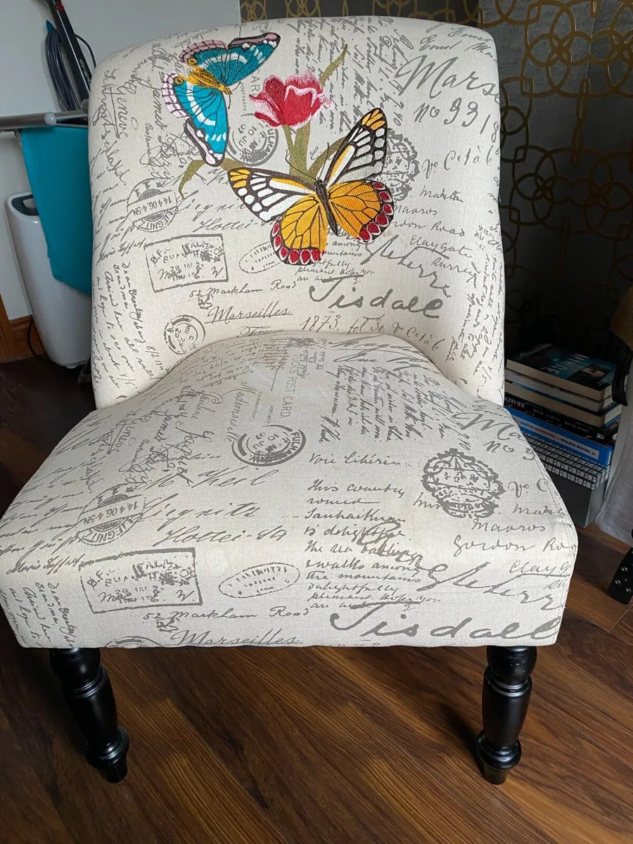 Patterned Accent Chair / Armchair - Image 1