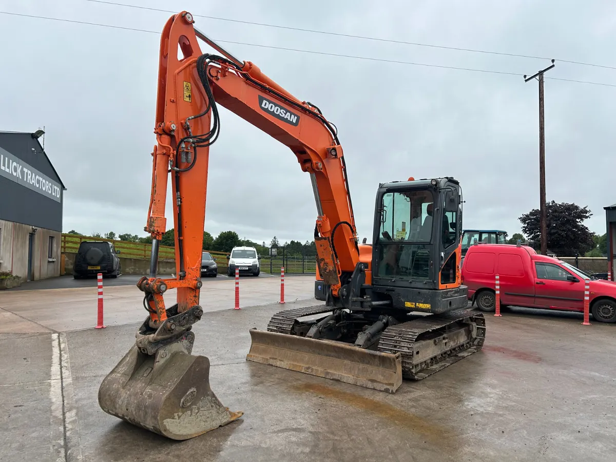 2016 Doosan DX 85R-3 (8600 KG) - Image 3