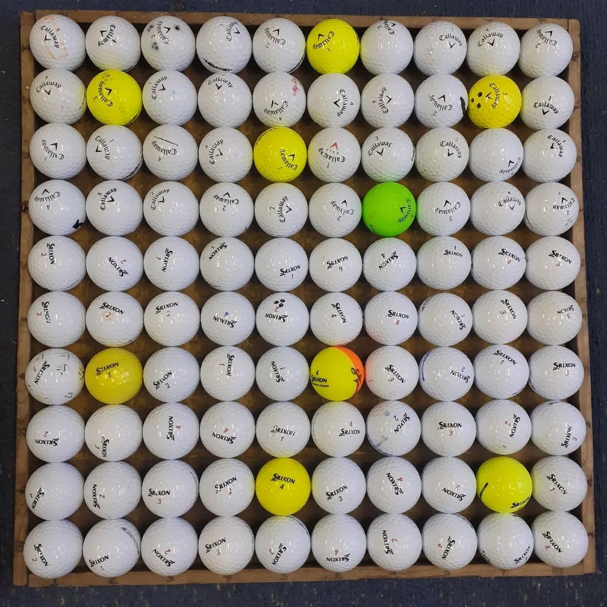 100 Grade A golf balls 60eu