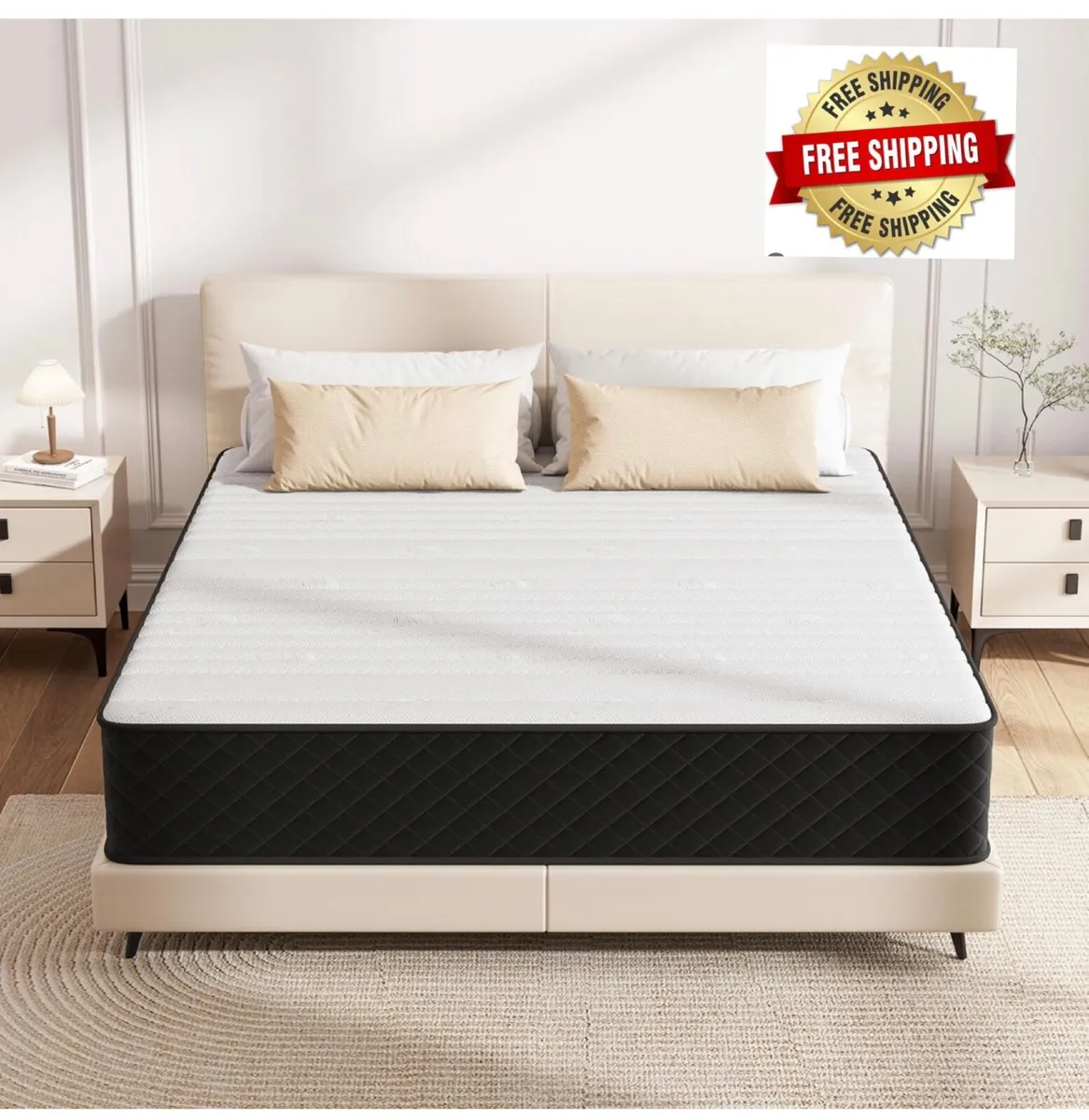 Hybrid Firm King Size Mattresses 5FT for Back Pain - Image 1
