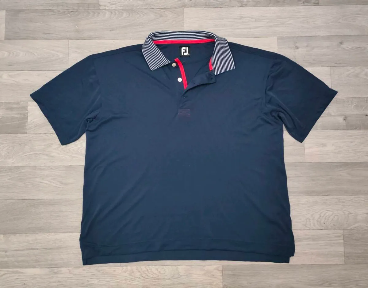FootJoy FJ Golf Polo Shirt Mens Large Short - Image 1