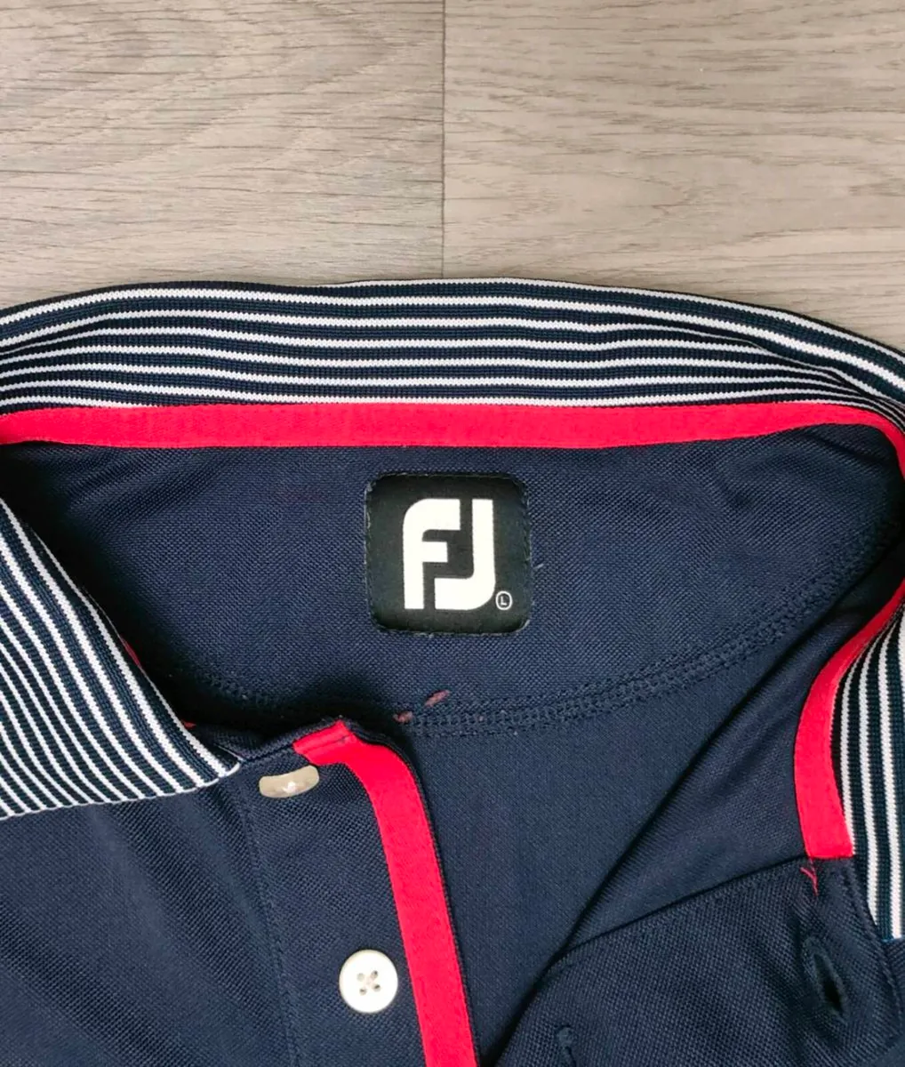 FootJoy FJ Golf Polo Shirt Mens Large Short - Image 2