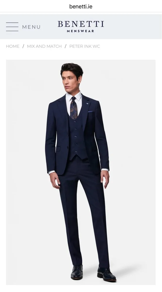 Benetti Three Piece Suit - Image 4