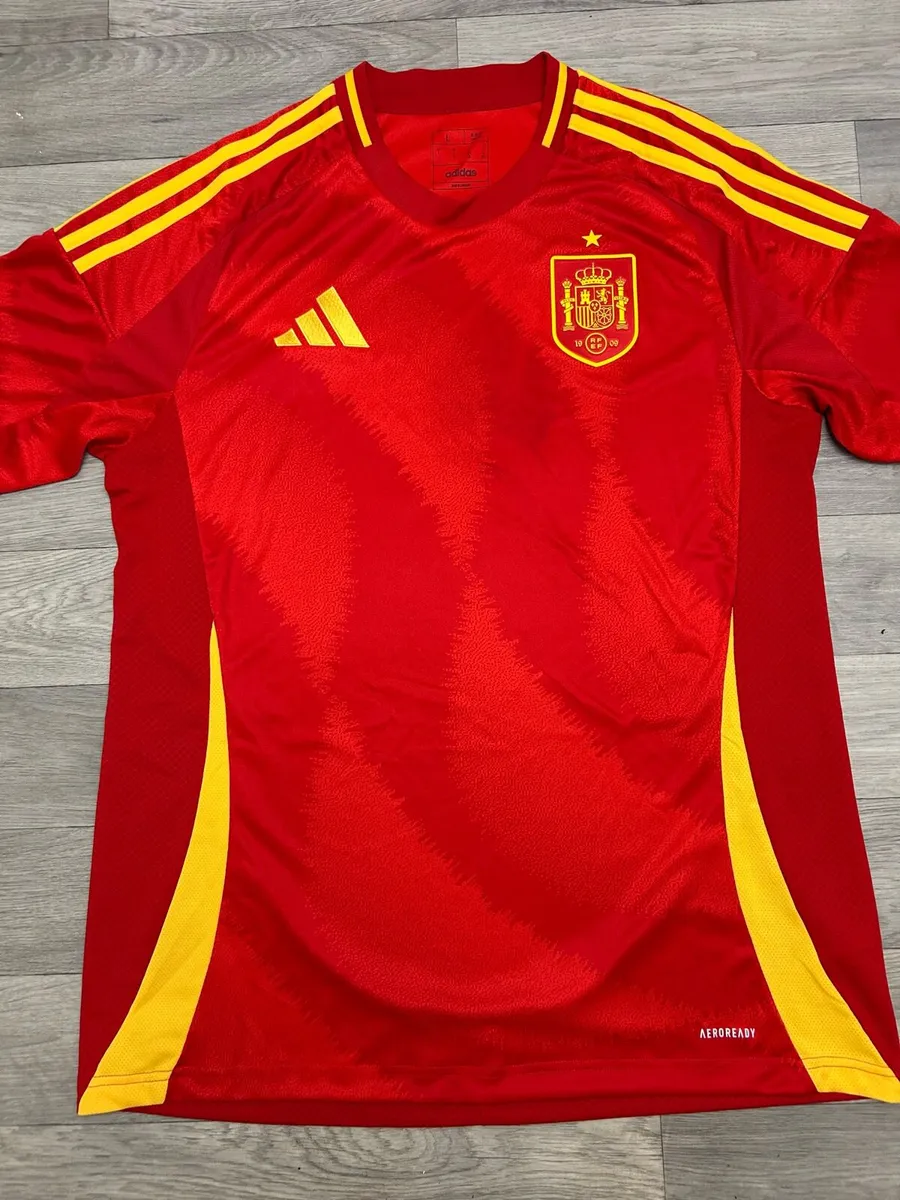 Adidas Spain 2023 Home Jersey Shirt Mens Large - Image 2
