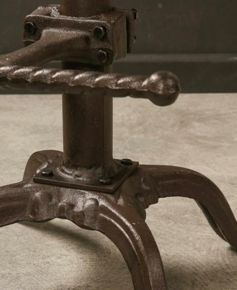 NEW Cast Iron Tractor Style Kitchen Bar Stool - Image 2