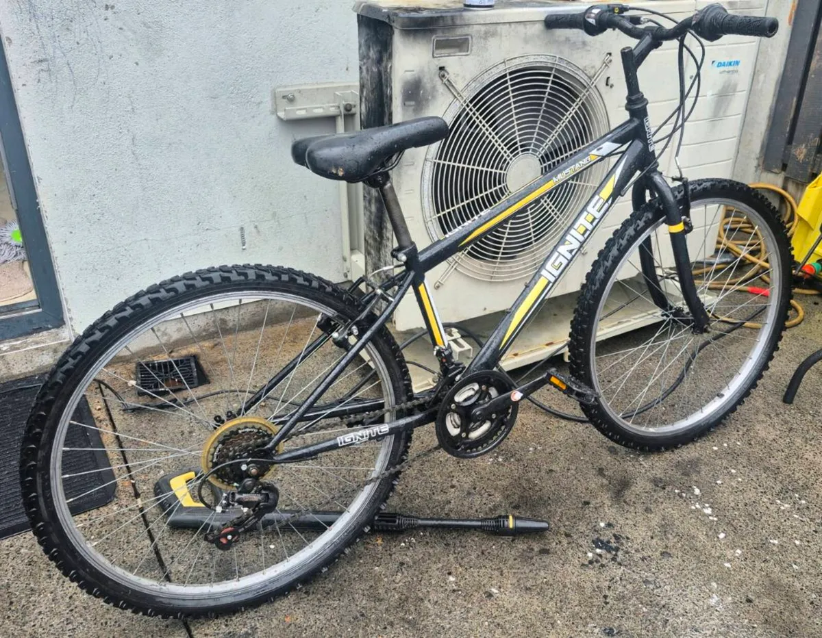 IGNITE MUSTANG BIKE 16' FRAME 
IN GOOD WORKING CON - Image 2