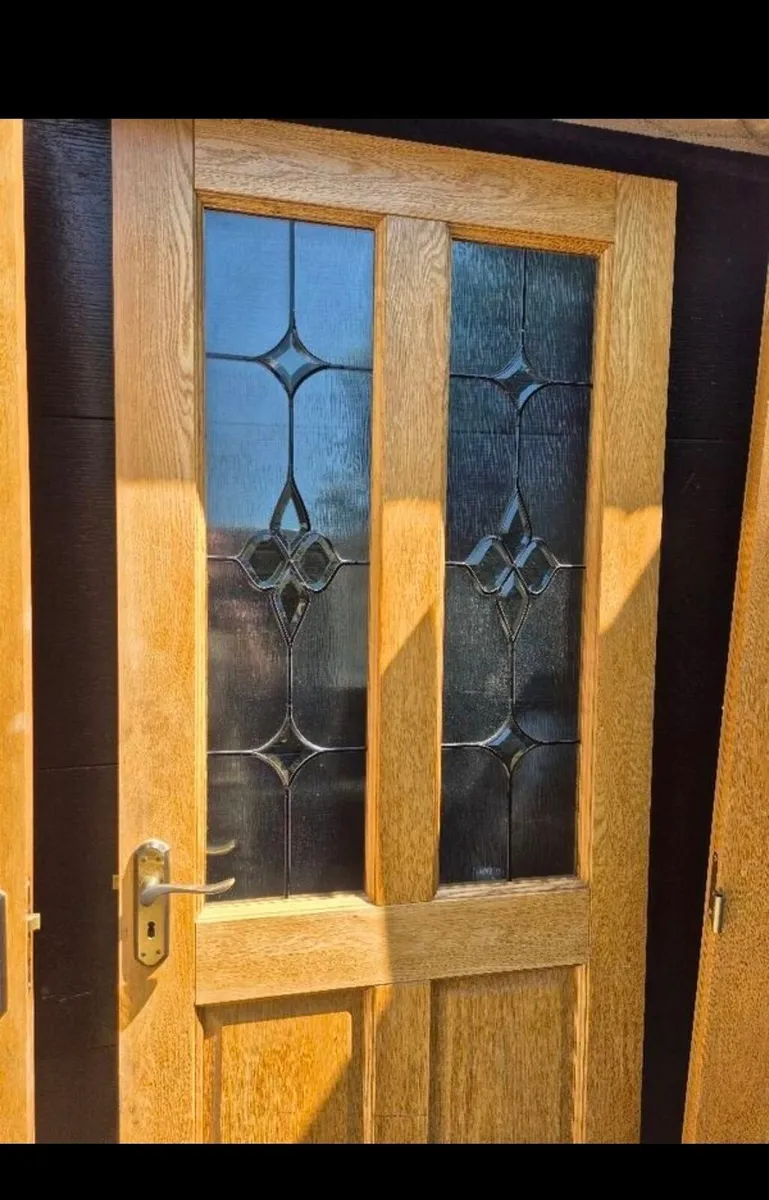 Oak doors x 3 - Image 2