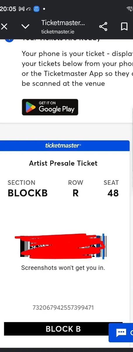 Concert tickets - Image 2
