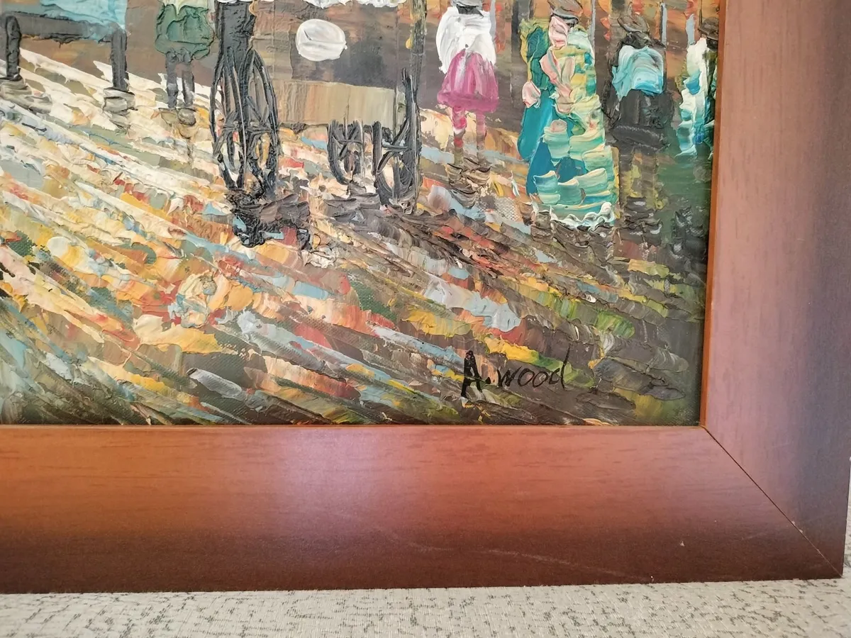 Large paris paintings - Image 3