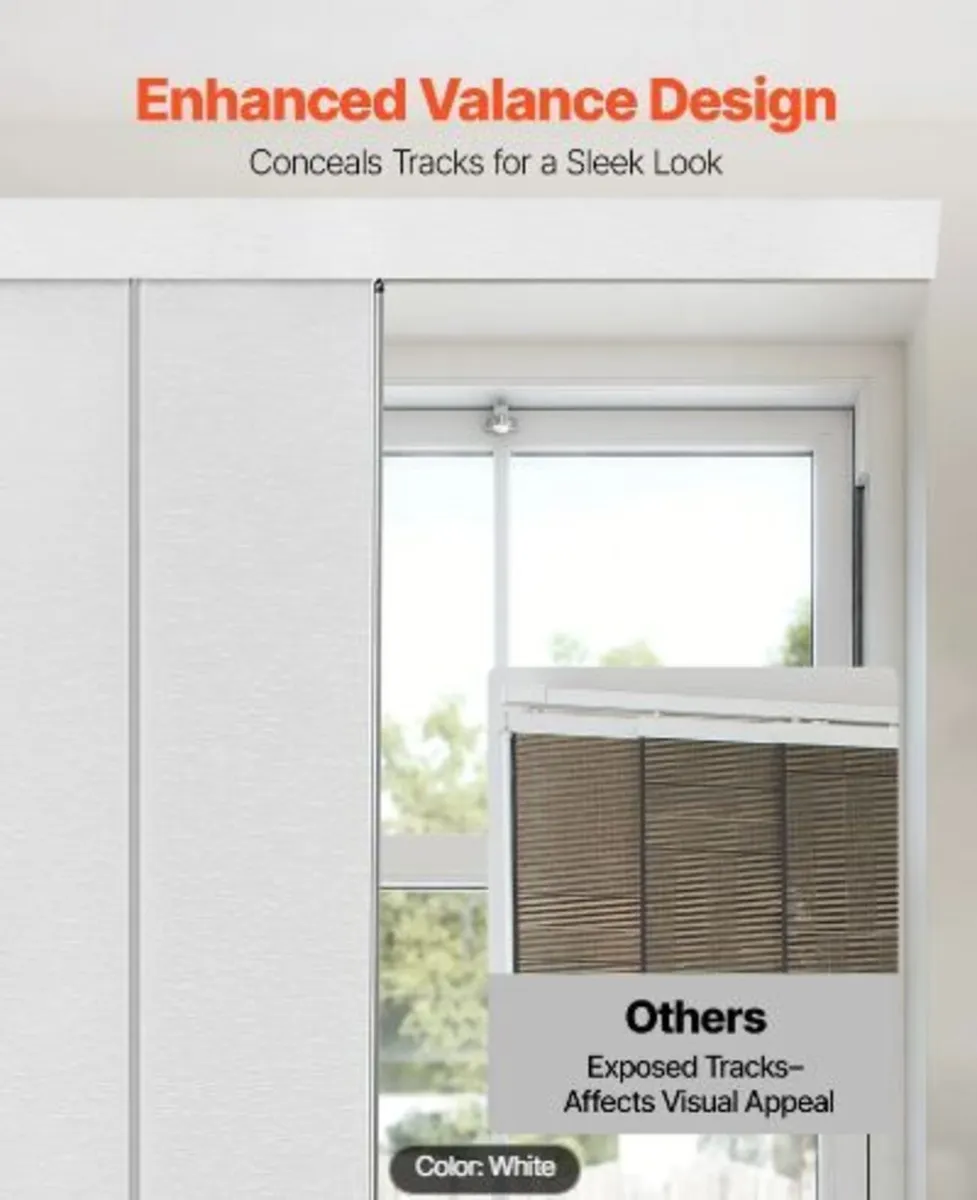 Panel Track Blinds, Extendable Track - Image 3