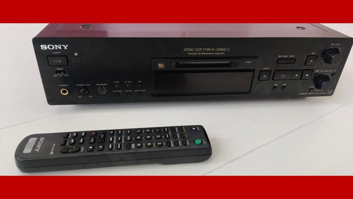 Sony MDS-JB940 Minidisc Player & Recorder - Image 1