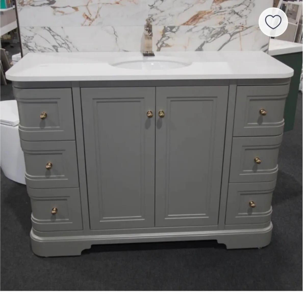 Vanity sink bathroom unit (base only) - Image 1