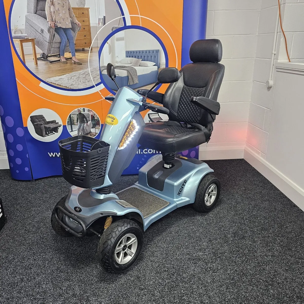 Pre-Owned Motion Healthcare Xcite Mobility Scooter - Image 2