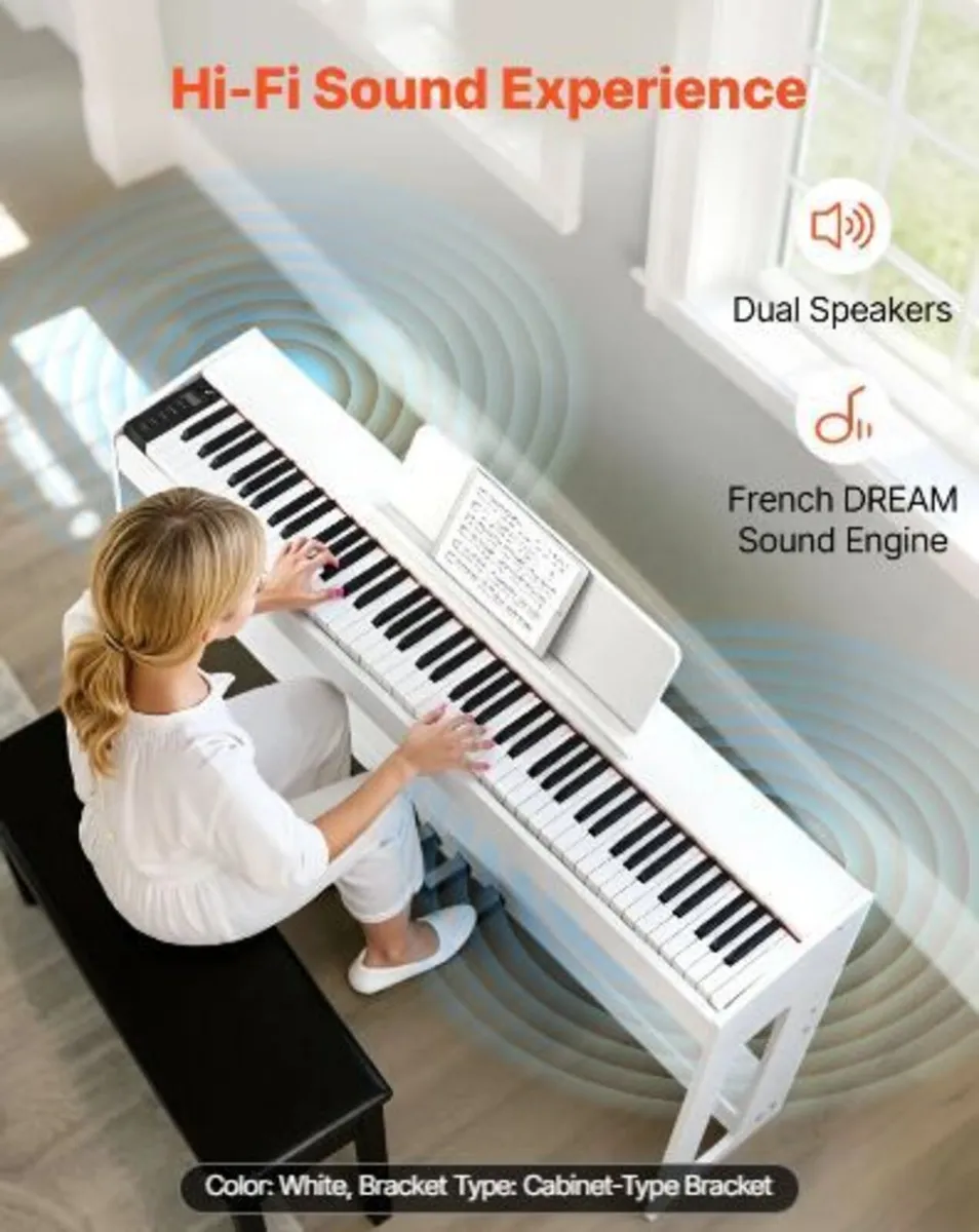 Weighted Digital Piano, 88 Keys - Image 1