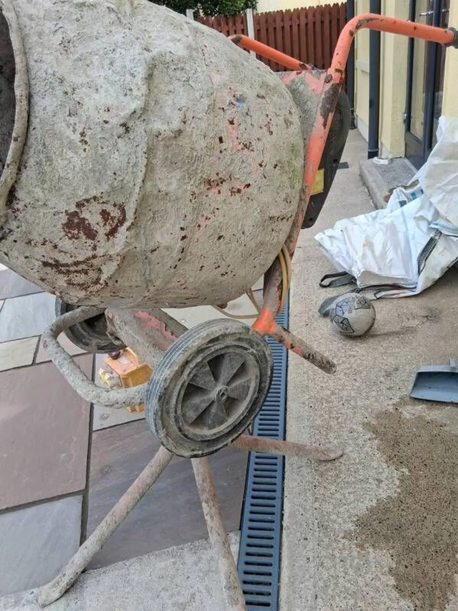mini belle cement mixer & tile cutter - Image 1