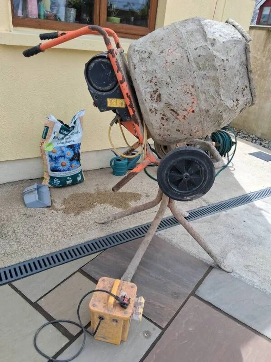 mini belle cement mixer & tile cutter - Image 3