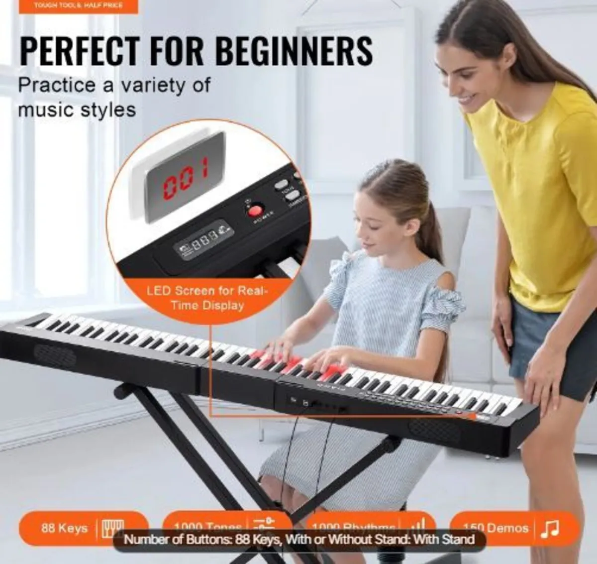 88 Key Digital Piano Keyboard - Image 2