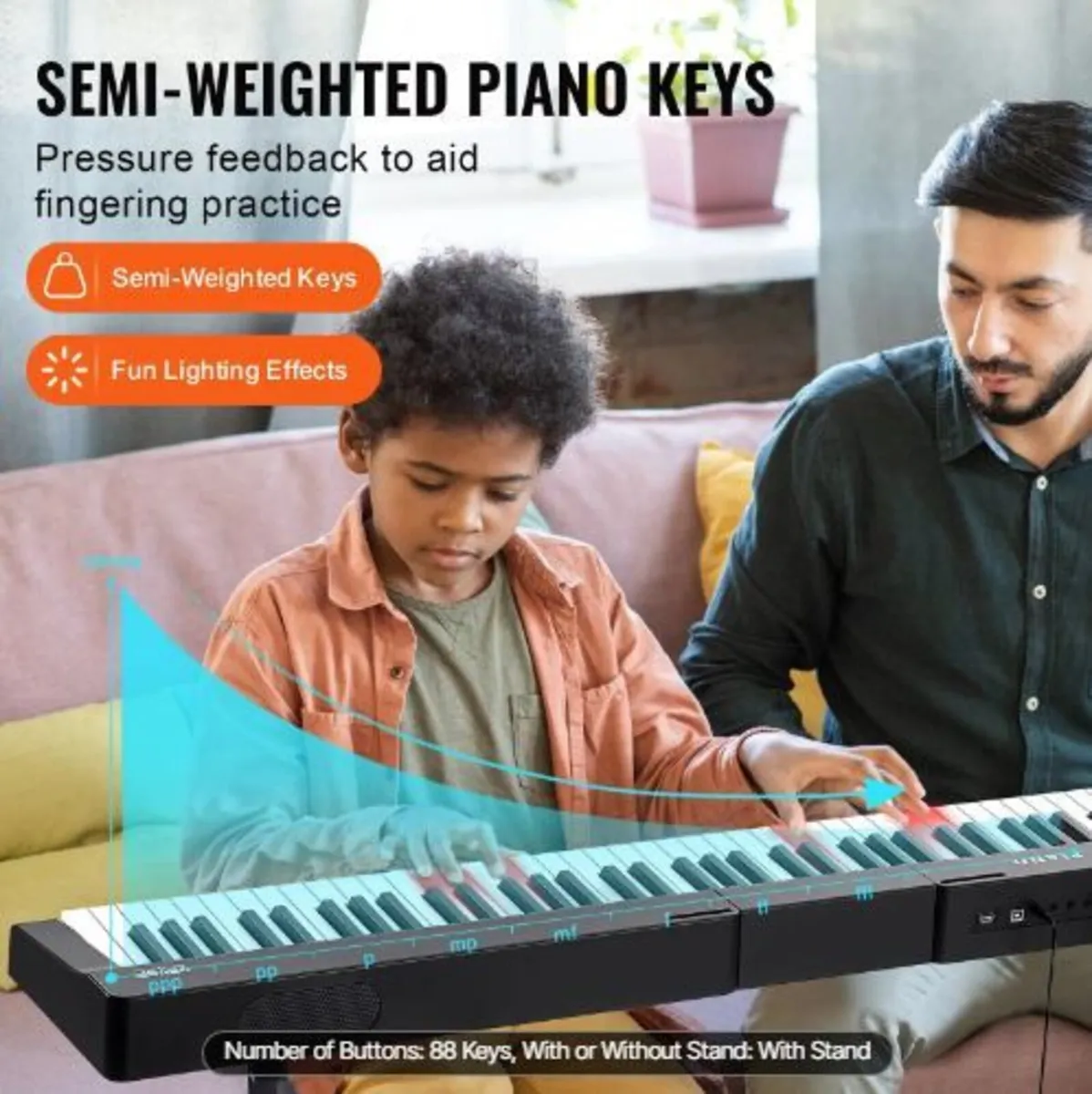 88 Key Digital Piano Keyboard - Image 3