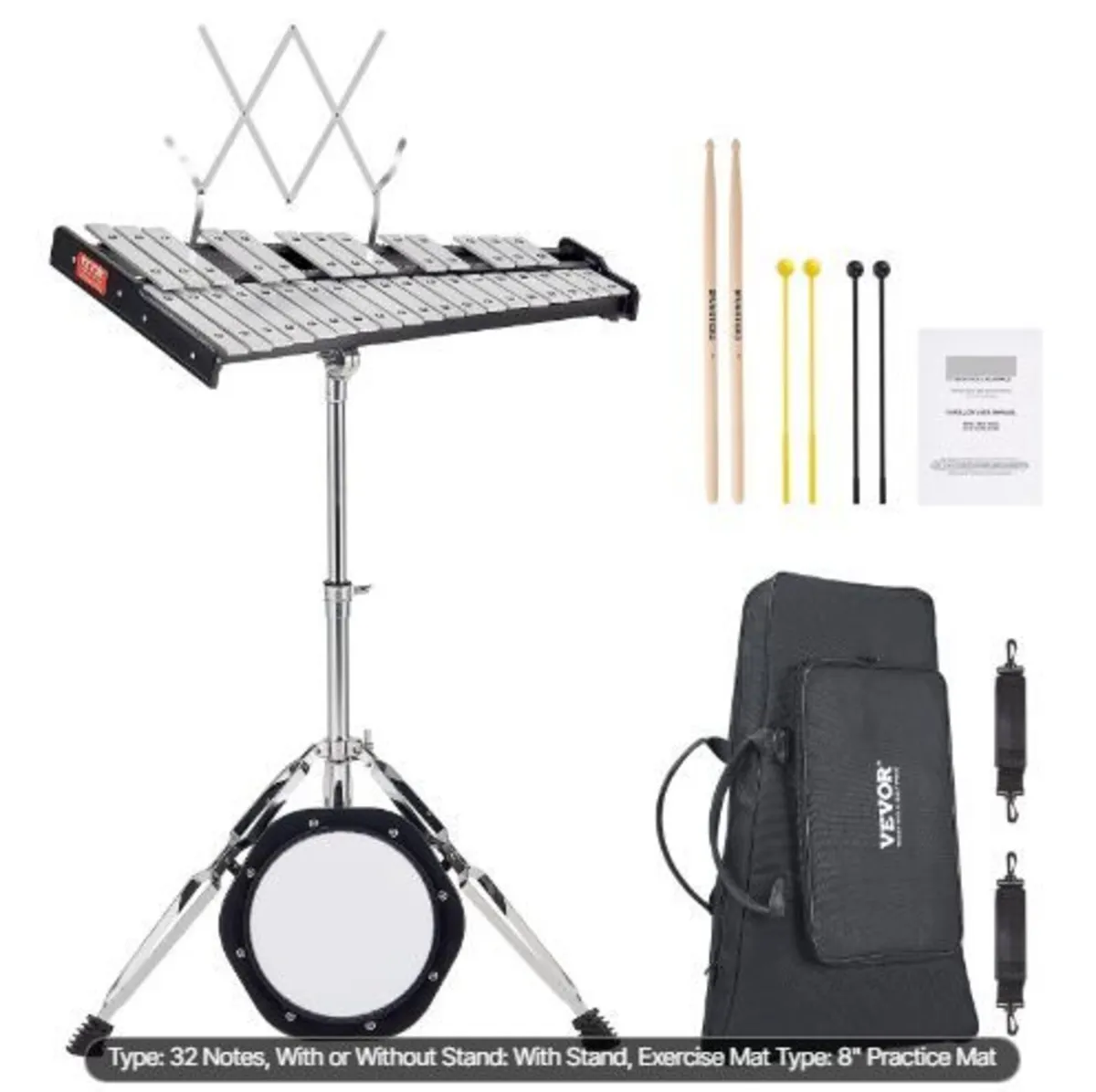32 Note Glockenspiel Xylophone Bell Kit - Image 1
