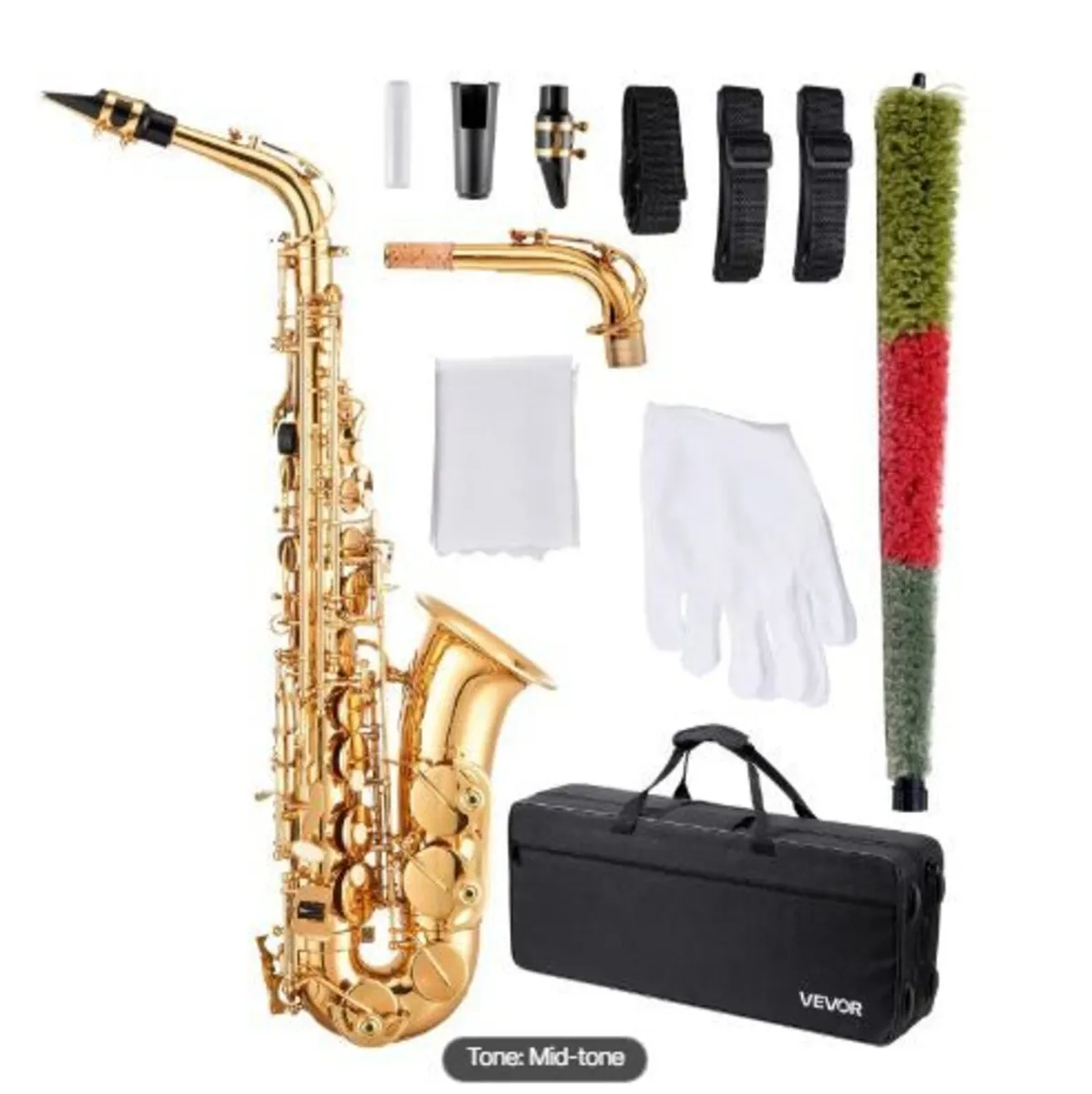 Alto Saxophone, E Flat, Brass Saxophone Beginner - Image 4