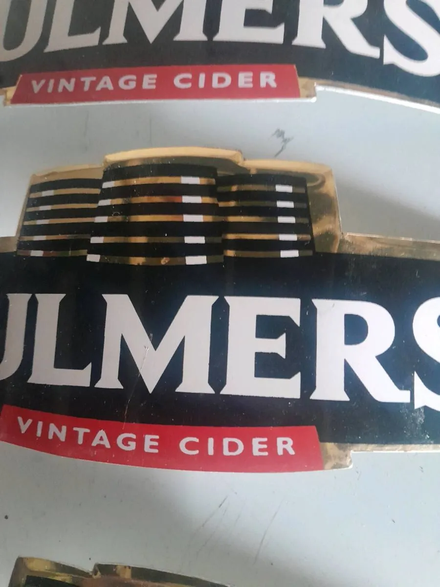 Five  bulmers vintage  cider tin singhs - Image 3