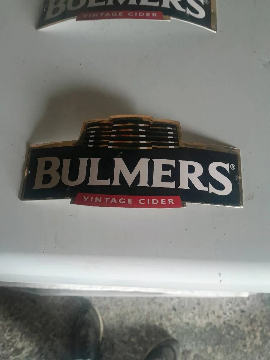 Five  bulmers vintage  cider tin singhs - Image 2