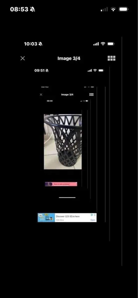Metal Waste Basket - Image 3