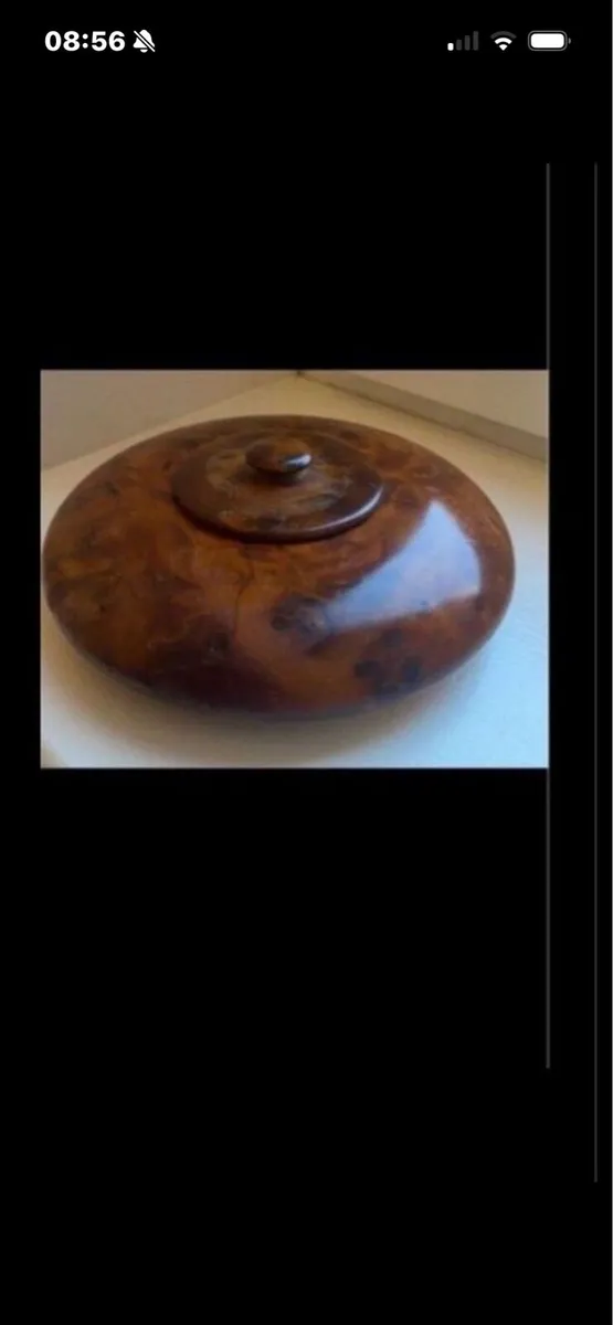 Handcrafted Walnut Jewellery/ Trinket Box - Image 1