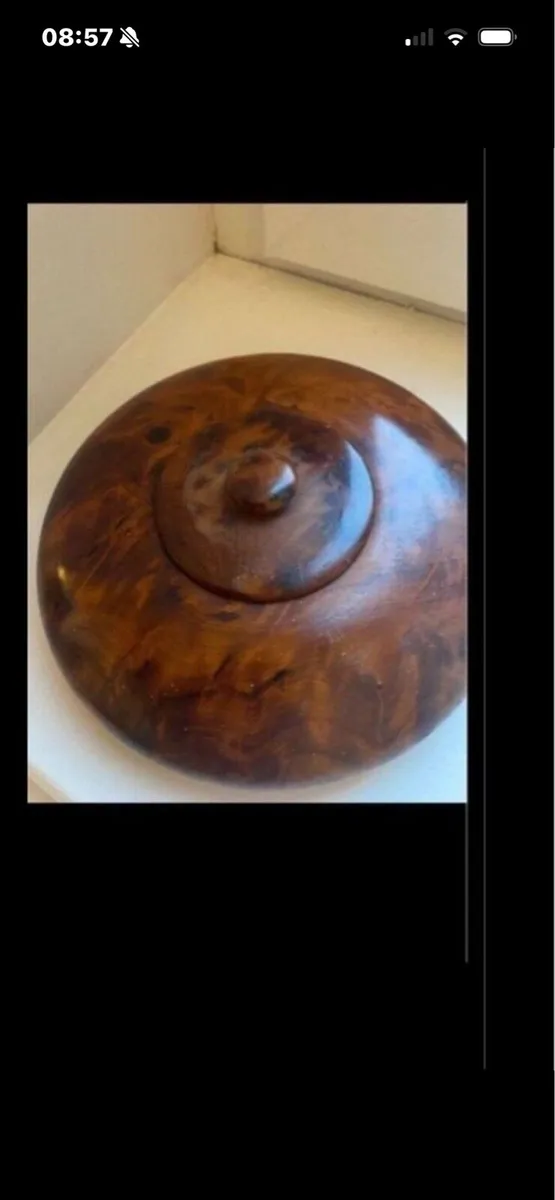 Handcrafted Walnut Jewellery/ Trinket Box - Image 2