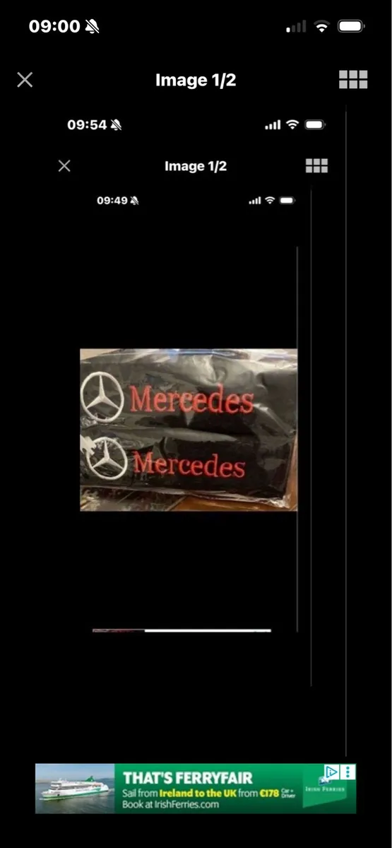 Mercedes Seat Belt Cushions Set - Image 1